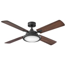 Collier 54" 4 Blade Indoor LED Smart Ceiling Fan with HIRO Control