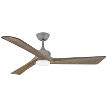 Sculpt 60" 3 Blade Indoor / Outdoor Smart LED Ceiling Fan with HIRO Control