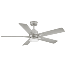Alta 52" 5 Blade Indoor / Outdoor Smart LED Ceiling Fan with HIRO Control
