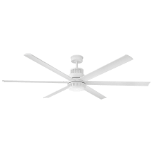 Draftsman 72" 6 Blade Indoor / Outdoor Smart LED Ceiling Fan with HIRO Control