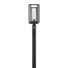 Republic 1 Light 17" Tall Coastal Elements Post Light with LED Bulb Included