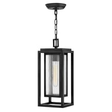 Republic 1 Light 7" Wide Coastal Elements Outdoor Pendant with LED Bulb Included