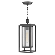 Republic 1 Light 7" Wide Coastal Elements Outdoor Pendant with LED Bulb Included
