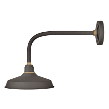 Foundry Single Light 16" Tall Outdoor Wall Sconce