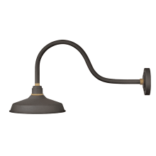 Foundry Single Light 16" Tall Outdoor Wall Sconce