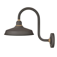 Foundry Single Light 17" Tall Outdoor Wall Sconce