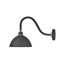 Foundry Single Light 17" Tall Outdoor Wall Sconce