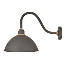 Foundry Single Light 18" Tall Outdoor Wall Sconce