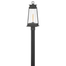 Arcadia 1 Light 22" Tall Post Light with Clear Glass