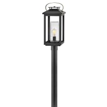 Atwater 120v 1 Light 23" Tall Coastal Elements Post Light with Clear Seedy Glass