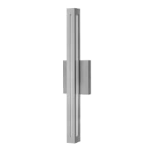 2 Light ADA Compliant LED Wall Sconce with White Acrylic Shade from the Vue Collection