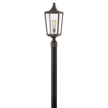 Jaymes 1 Light 22.75" Tall Post Light with Clear Glass