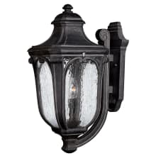 22" Height 3 Light Lantern Outdoor Wall Sconce from the Trafalgar Collection
