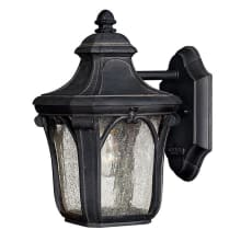 10" Height 1 Light Lantern Outdoor Wall Sconce from the Trafalgar Collection