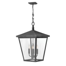 Trellis 4 Light 16" Wide Outdoor Pendant with Clear Glass