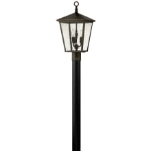 Trellis 3 Light 21" Tall Post Light with LED Bulbs Included