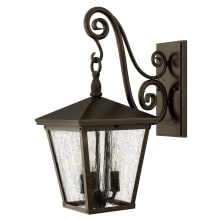 Trellis 3 Light 19-3/4" Tall Outdoor Wall Sconce with LED Bulbs Included