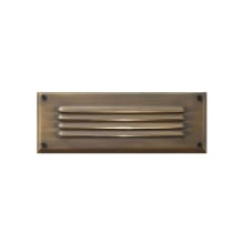 12v 1.5w 2.5VA  9" Wide Outdoor Louvered Horizontal Deck / Step Light