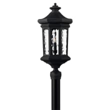 Raley 4 Light 26.25" Tall Post Light with LED Bulbs Included