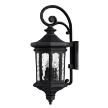 Raley 4 Light 31-1/2" Tall Outdoor Wall Sconce with LED Bulbs Included