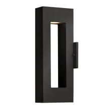 Atlantis 16" Tall Outdoor Wall Sconce with Integrated LED