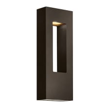 Atlantis 16" Tall Outdoor Wall Sconce with Integrated LED