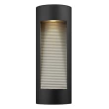 24" Height 2 Light ADA Compliant Dark Sky Outdoor Wall Sconce from the Luna Collection
