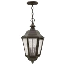 3 Light Outdoor Small Pendant from the Edgewater Collection