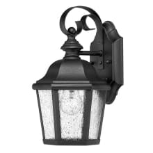 11" Height 1 Light Lantern Outdoor Wall Sconce from the Edgewater Collection