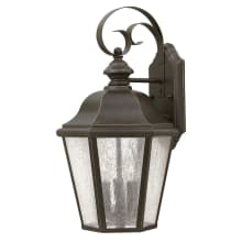 Edgewater 3 Light 18" Tall Outdoor Wall Sconce with LED Bulbs Included