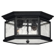 2 Light Outdoor Flush Mount Ceiling Fixture from the Edgewater Collection
