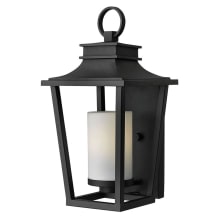 1 Light 18.25" Height Outdoor Lantern Wall Sconce from the Sullivan Collection