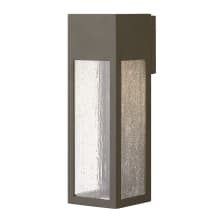 Rook 15" Tall Outdoor Wall Sconce with LED Bulb Included
