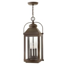 Anchorage 3 Light 11" Wide Heritage Outdoor Pendant with LED Bulbs Included