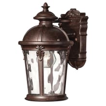 12.5" Height 1 Light Lantern Outdoor Wall Sconce from the Windsor Collection