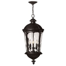 4 Light 28.5" Height Outdoor Lantern Pendant from the Windsor Collection