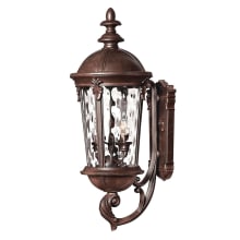 25.5" Height 3 Light Lantern Outdoor Wall Sconce from the Windsor Collection