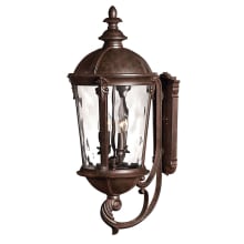 32" Height 4 Light Lantern Outdoor Wall Sconce from the Windsor Collection