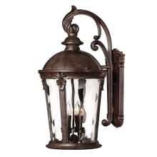 25.75" Height 4 Light Lantern Outdoor Wall Sconce from the Windsor Collection