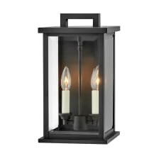 Weymouth 2 Light 14.25" Tall Outdoor Wall Sconce