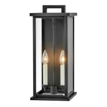 Weymouth 2 Light 18.25" Tall Outdoor Wall Sconce