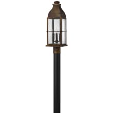 Bingham 3 Light 23" Tall Heritage Post Lighting with LED Bulbs Included