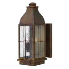 Bingham 2 Light 16" Tall Outdoor Wall Sconce with LED Bulbs Included