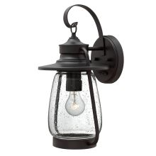 17.75" Height 1 Light Lantern Outdoor Wall Sconce from the Calistoga Collection