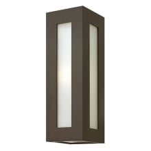 1 Light 18.25" Height LED Outdoor Flush Mount Wall Sconce from the Dorian Collection