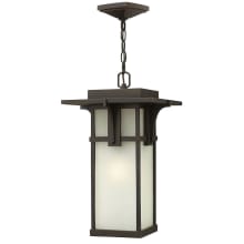 1 Light Outdoor Lantern Pendant from the Manhattan Collection