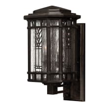 17" Height 3 Light Lantern Outdoor Wall Sconce from the Tahoe Collection
