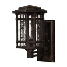 12" Height 1 Light Lantern Outdoor Wall Sconce from the Tahoe Collection