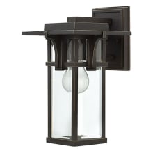 1 Light 11.75" Tall Outdoor Wall Sconce from the Manhattan Collection