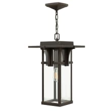 1 Light 19.25" Tall Outdoor Lantern Pendant from the Manhattan Collection